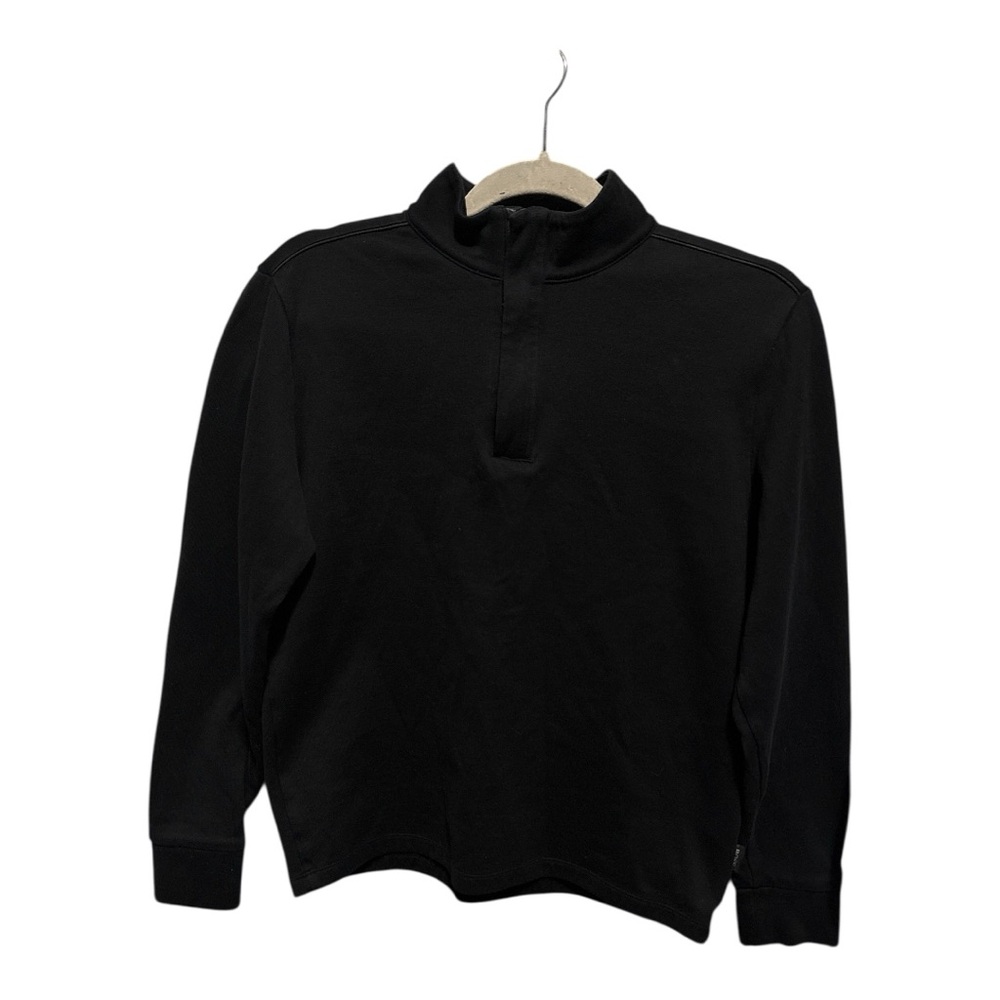 Hugo Boss Men's Sidney 51 Black Zip-Up Sweater size Small